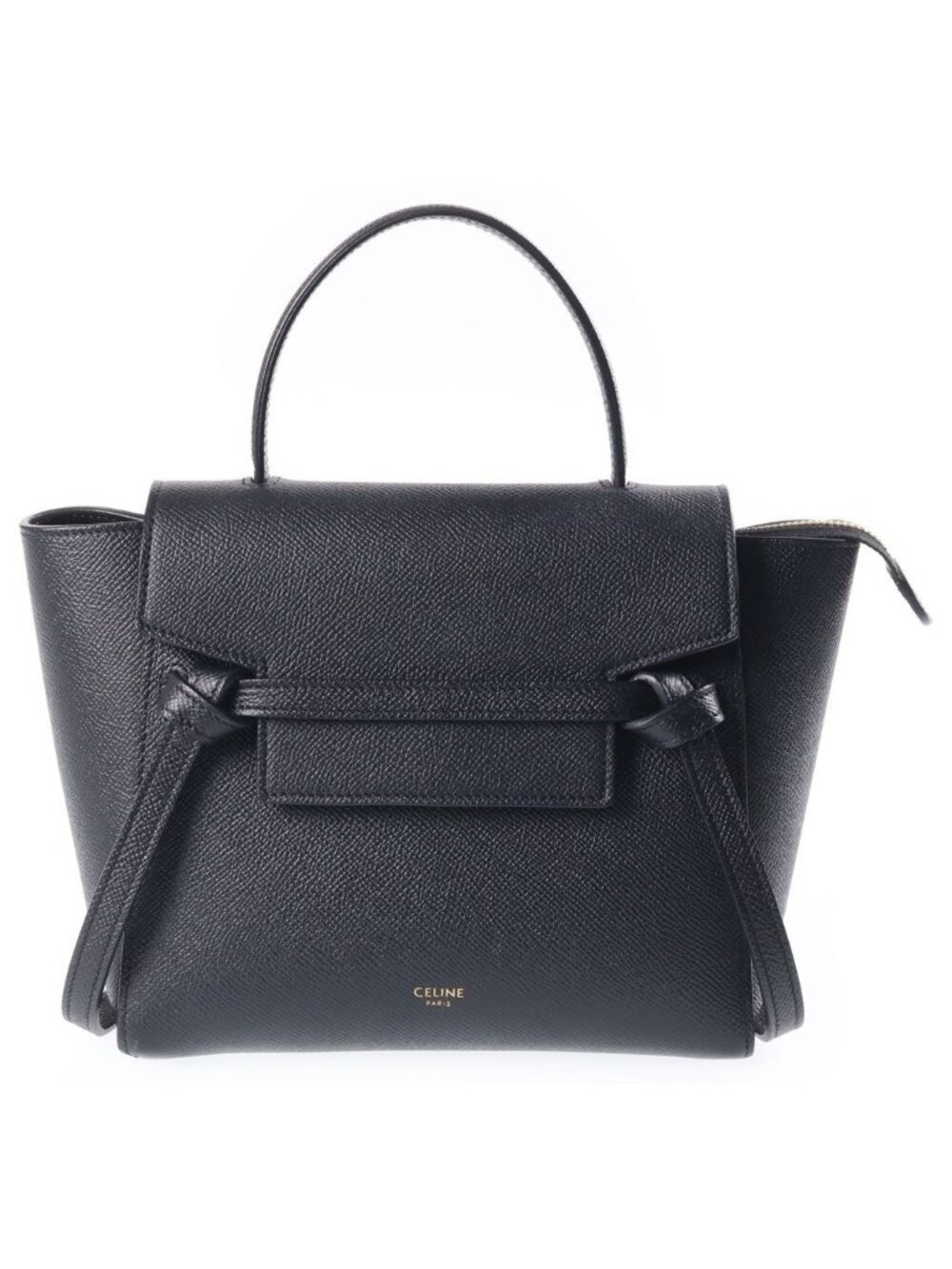 Celine Belt Bag Nano Black Leather